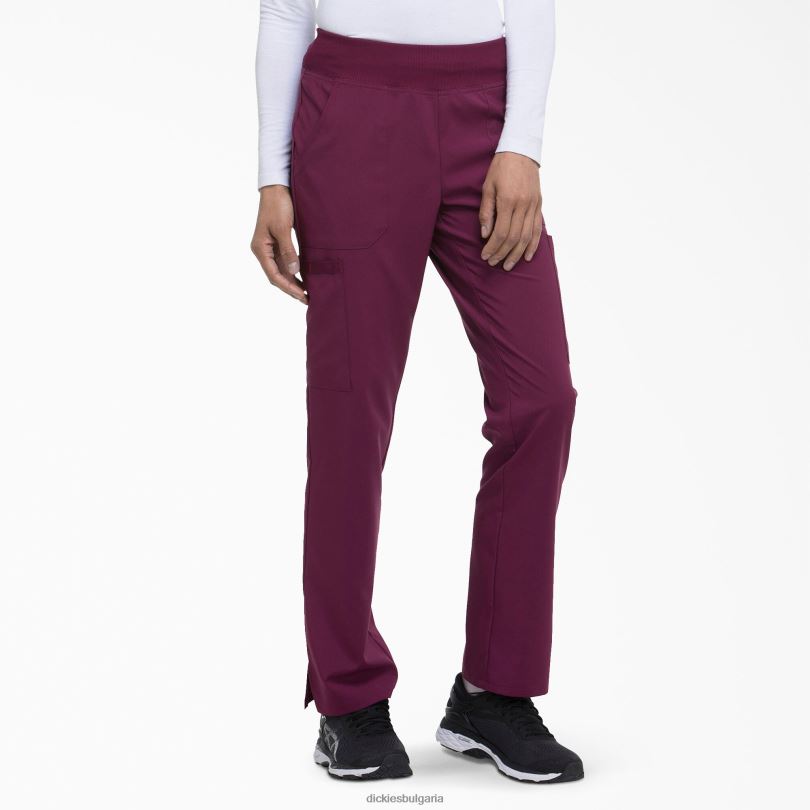 Жени Dickies eds Essentials заострени крачоли карго скраб панталони вино (спечеля) облекло R2PH82510