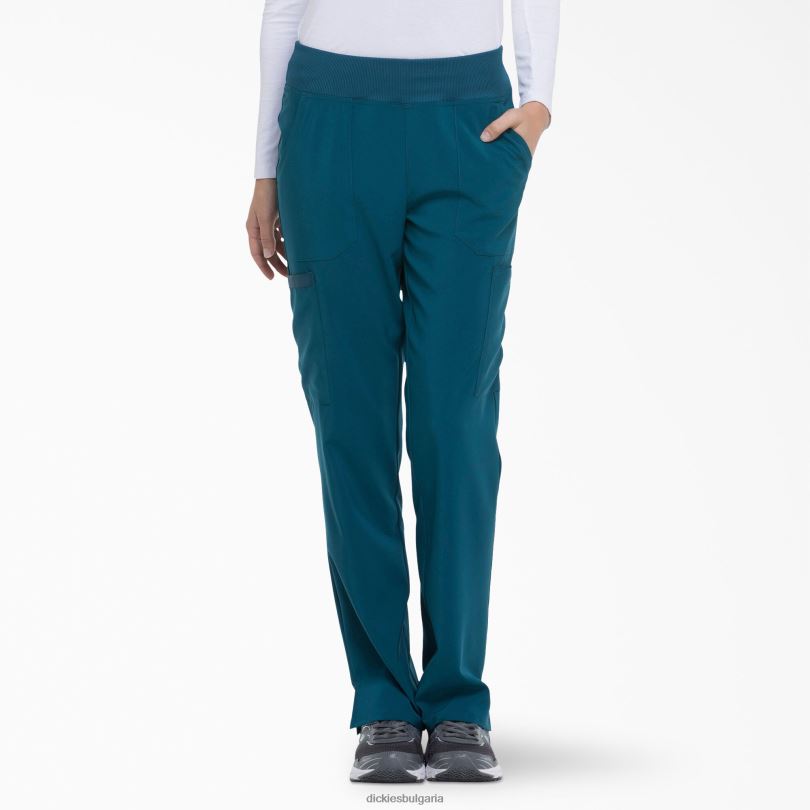 Жени Dickies eds Essentials заострени крачоли карго скраб панталони карибско синьо (crb) облекло R2PH82492