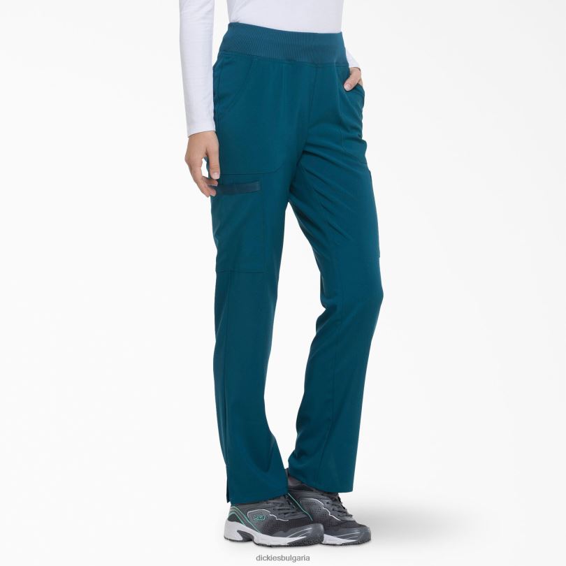 Жени Dickies eds Essentials заострени крачоли карго скраб панталони карибско синьо (crb) облекло R2PH82492