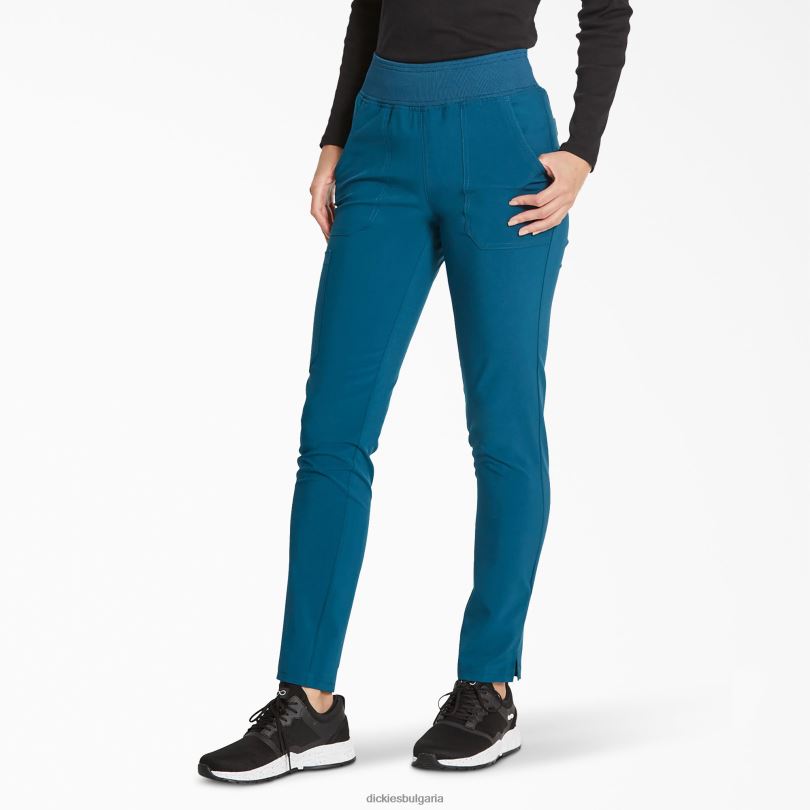 Жени Dickies eds Essentials стеснени панталони за почистване на крака карибско синьо (crb) облекло R2PH82513