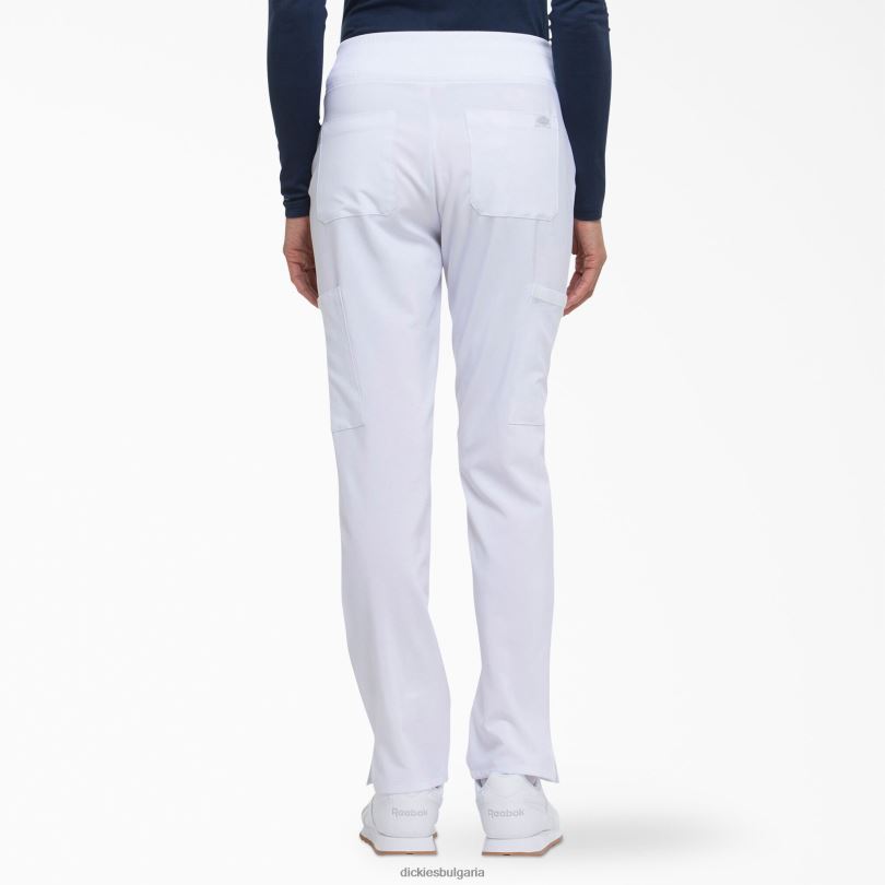 Жени Dickies eds Essentials заострени крачоли карго скраб панталони бяло (dwh) облекло R2PH82494