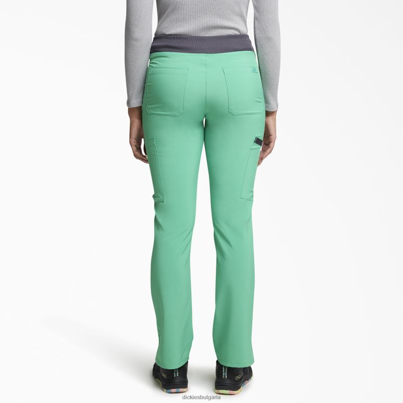 Жени Dickies eds Essentials заострени крачоли карго скраб панталони изумруден океан (edc) облекло R2PH82495