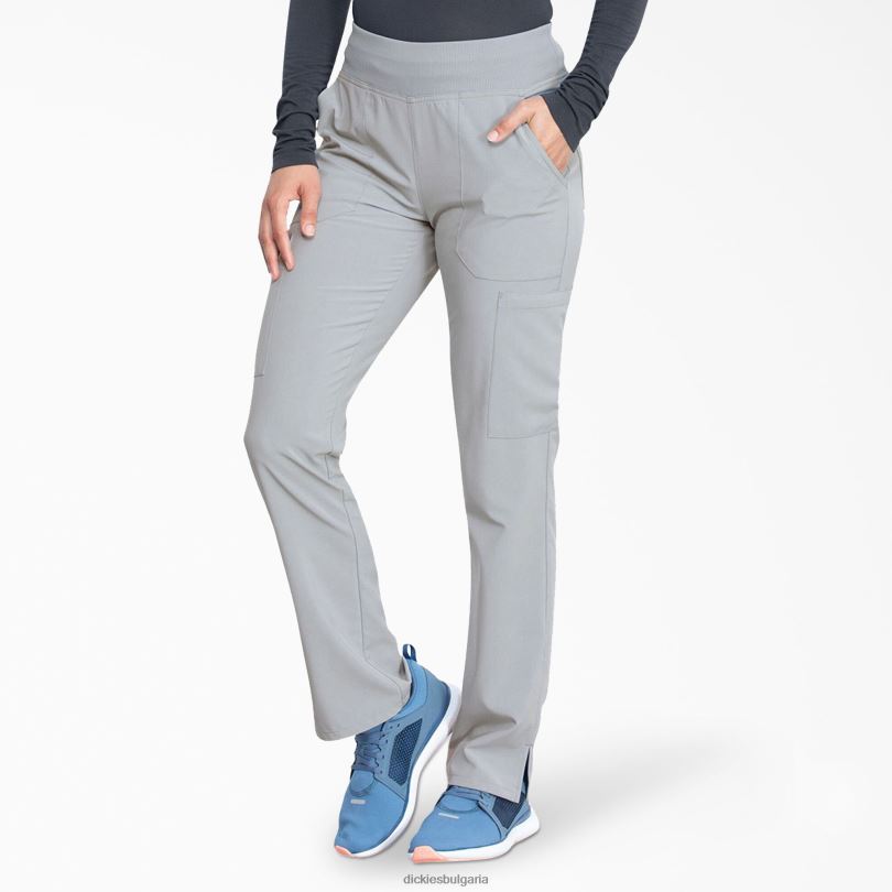 Жени Dickies eds Essentials заострени крачоли карго скраб панталони сив (gy) облекло R2PH82500