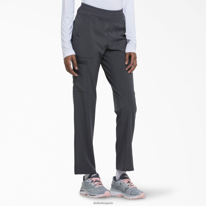 Жени Dickies eds Essentials заострени крачоли карго скраб панталони калаено сиво (pew) облекло R2PH82506