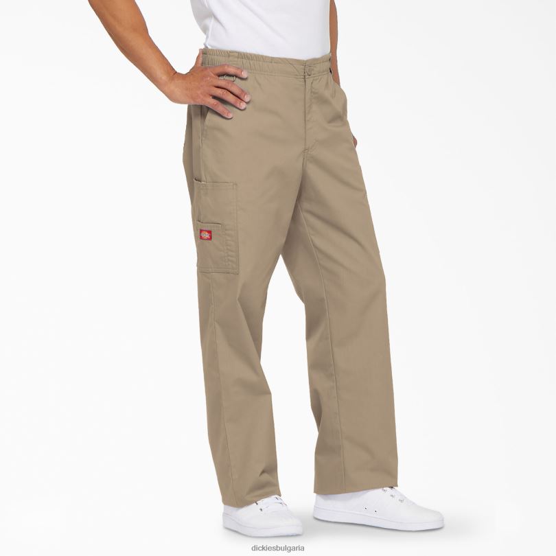 мъже Dickies eds фирмени карго скраб панталони каки (кха) облекло R2PH81227