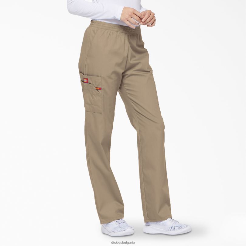Жени Dickies типични карго панталони със заострени крака на eds каки (кха) облекло R2PH82395