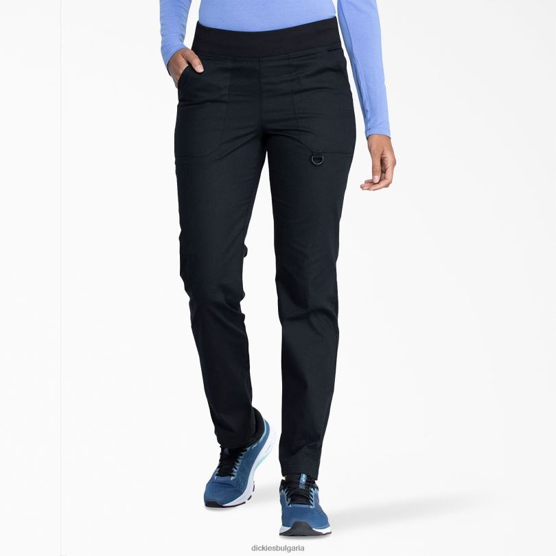 Жени Dickies характерни за eds заострени панталони за почистване на крака черно (черно) облекло R2PH82602