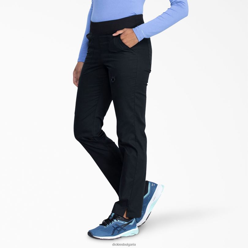 Жени Dickies характерни за eds заострени панталони за почистване на крака черно (черно) облекло R2PH82602