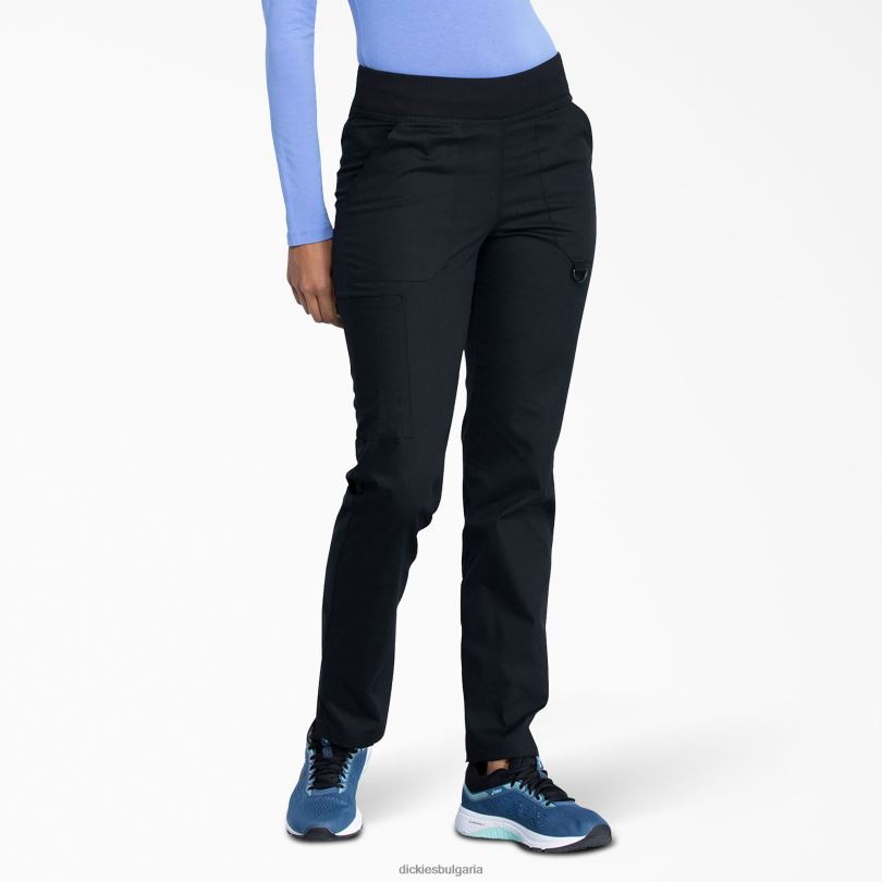 Жени Dickies характерни за eds заострени панталони за почистване на крака черно (черно) облекло R2PH82602