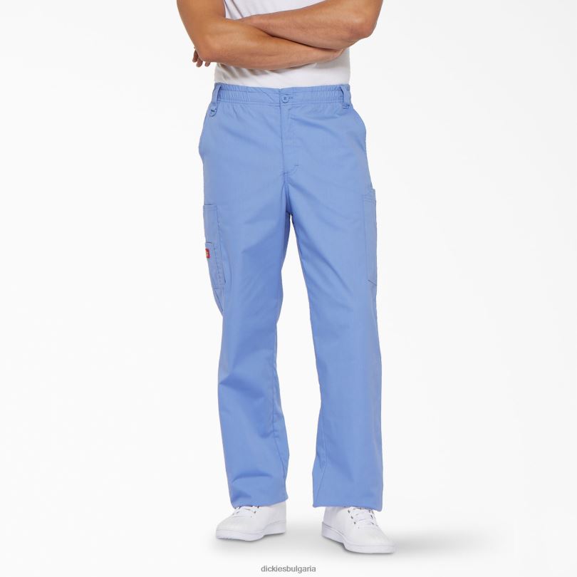 мъже Dickies eds фирмени карго скраб панталони ceil blue (cbl) облекло R2PH81221