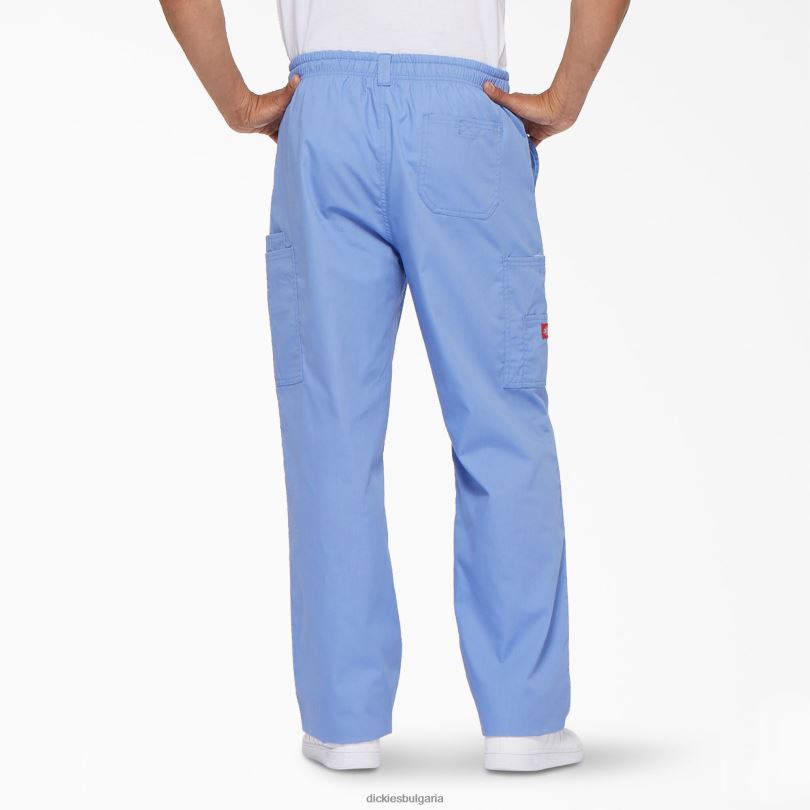 мъже Dickies eds фирмени карго скраб панталони ceil blue (cbl) облекло R2PH81221