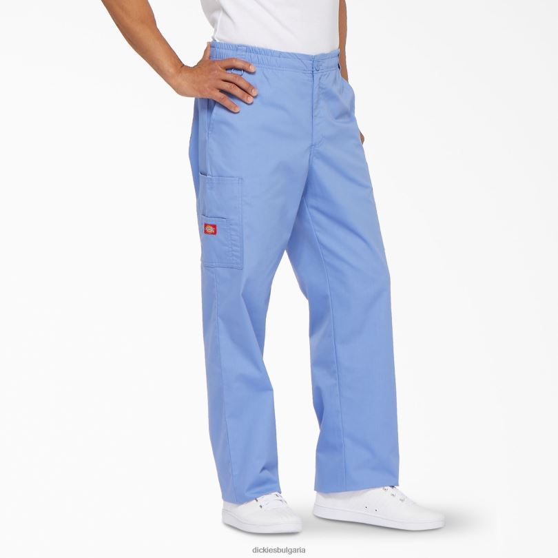 мъже Dickies eds фирмени карго скраб панталони ceil blue (cbl) облекло R2PH81221