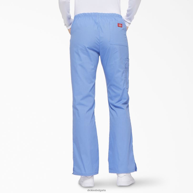 Жени Dickies eds фирмени карго панталони с разширени крака ceil blue (cbl) облекло R2PH82520