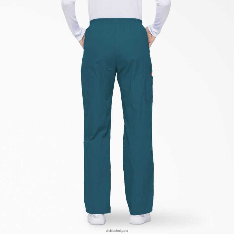 Жени Dickies типични карго панталони със заострени крака на eds карибско синьо (crb) облекло R2PH82387