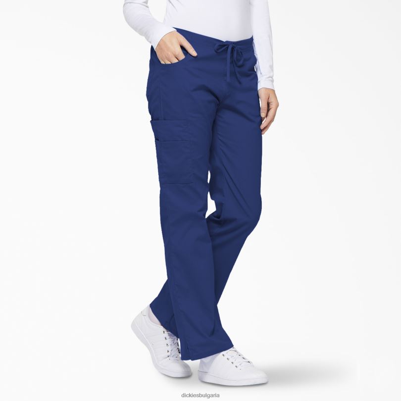 Жени Dickies eds фирмени карго панталони с разширени крака синьо галактика (gbl) облекло R2PH82526