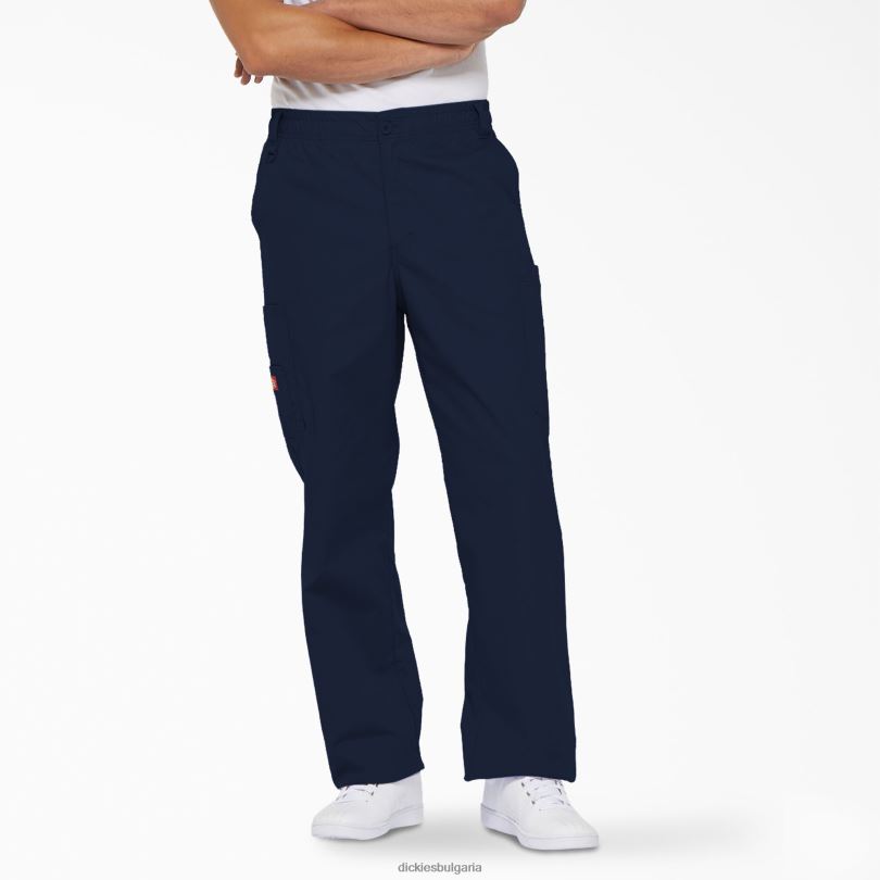 мъже Dickies eds фирмени карго скраб панталони морско синьо (nvy) облекло R2PH81228