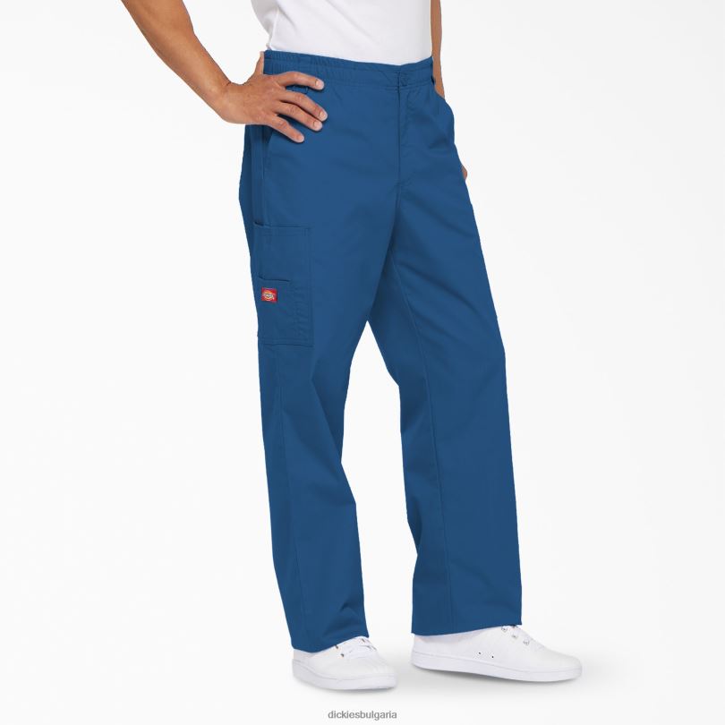 мъже Dickies eds фирмени карго скраб панталони кралско синьо (rb) облекло R2PH81231