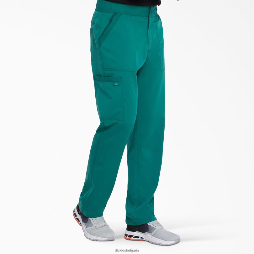 мъже Dickies балансирани панталони за почистване с цип ловец зелено (htr) облекло R2PH81343