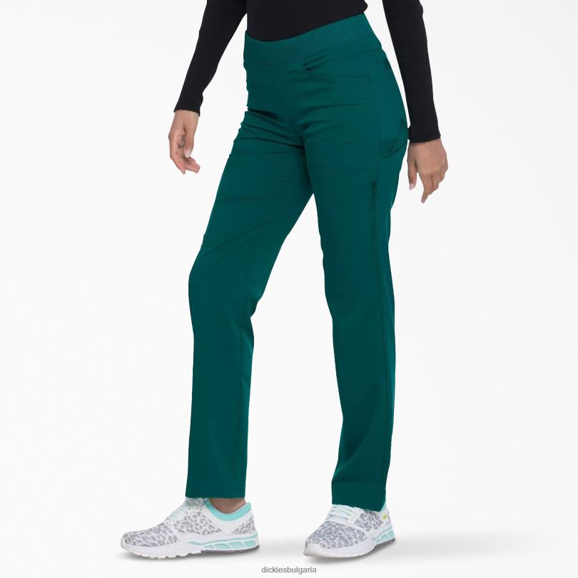 Жени Dickies балансирани стеснени панталони за почистване на краката ловец зелено (htr) облекло R2PH82551