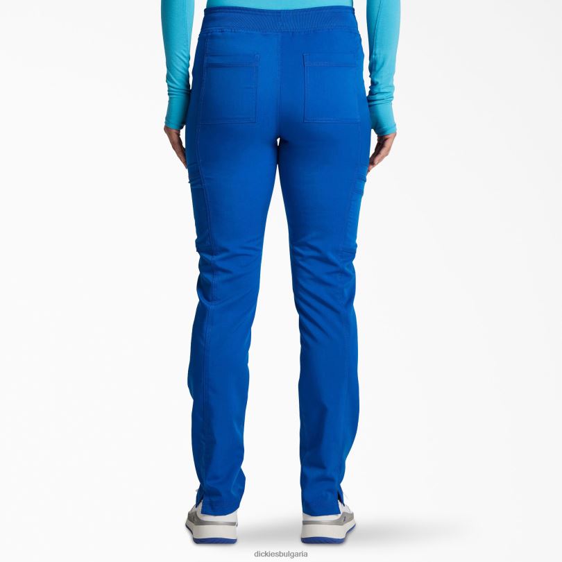 Жени Dickies балансирани стеснени крачоли карго скраб панталони кралско синьо (rb) облекло R2PH82560