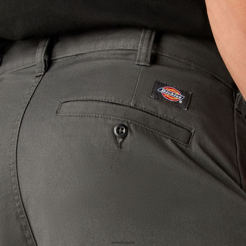 мъже Dickies широки карго панталони изплакнато въглен сиво (rch) облекло R2PH881