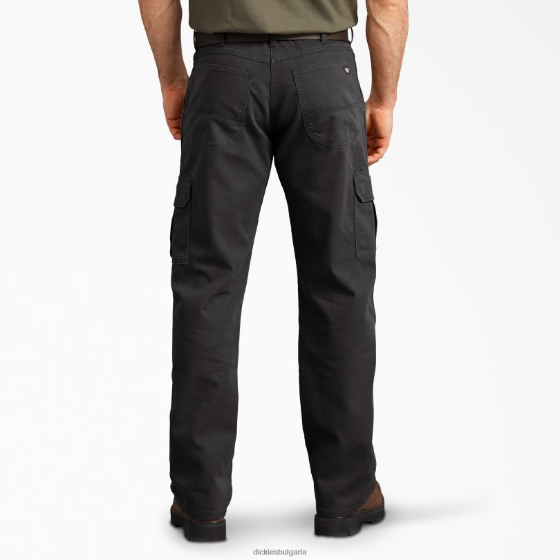 мъже Dickies обикновен панталон тип карго stonewashed black (sbk) облекло R2PH8177