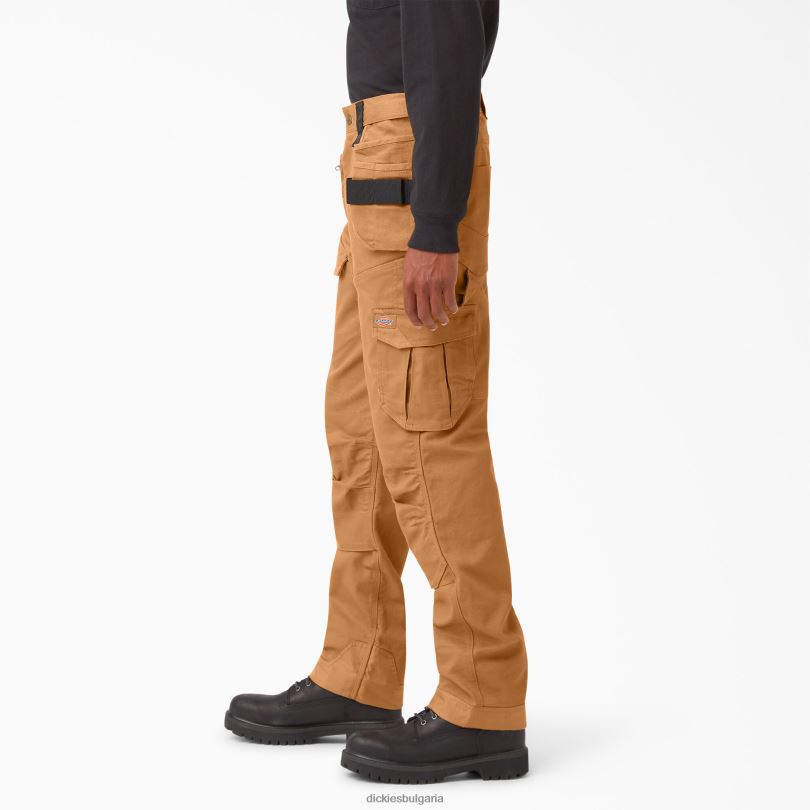мъже Dickies temp-iq 365 tech duck панталон изплакната кафява патица (rbd) облекло R2PH8241