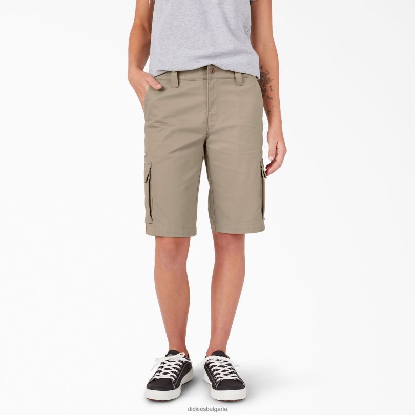 Жени Dickies спокойни карго шорти 11" пустинен пясък (ds) облекло R2PH82226