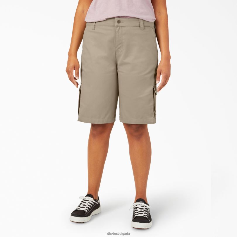 Жени Dickies плюс спокойни карго шорти 11" пустинен пясък (ds) облекло R2PH82230
