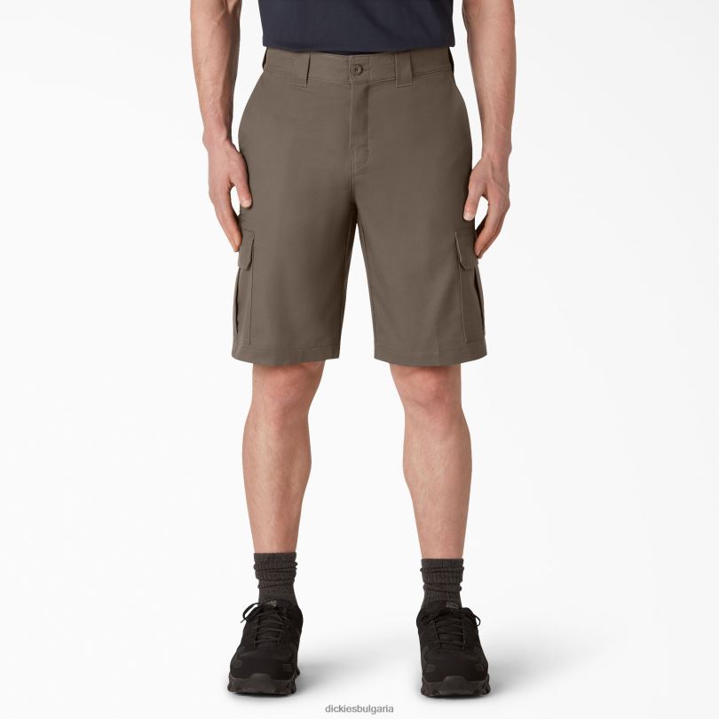 мъже Dickies охлаждащи къси карго панталони с активна талия 11" гъба (mr1) облекло R2PH8370