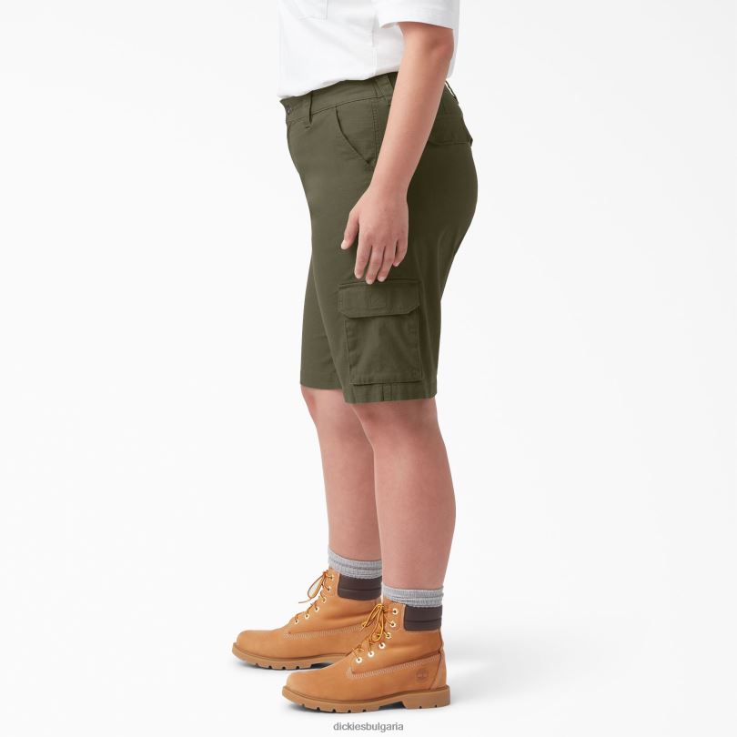 Жени Dickies плюс шорти карго рипстоп 9