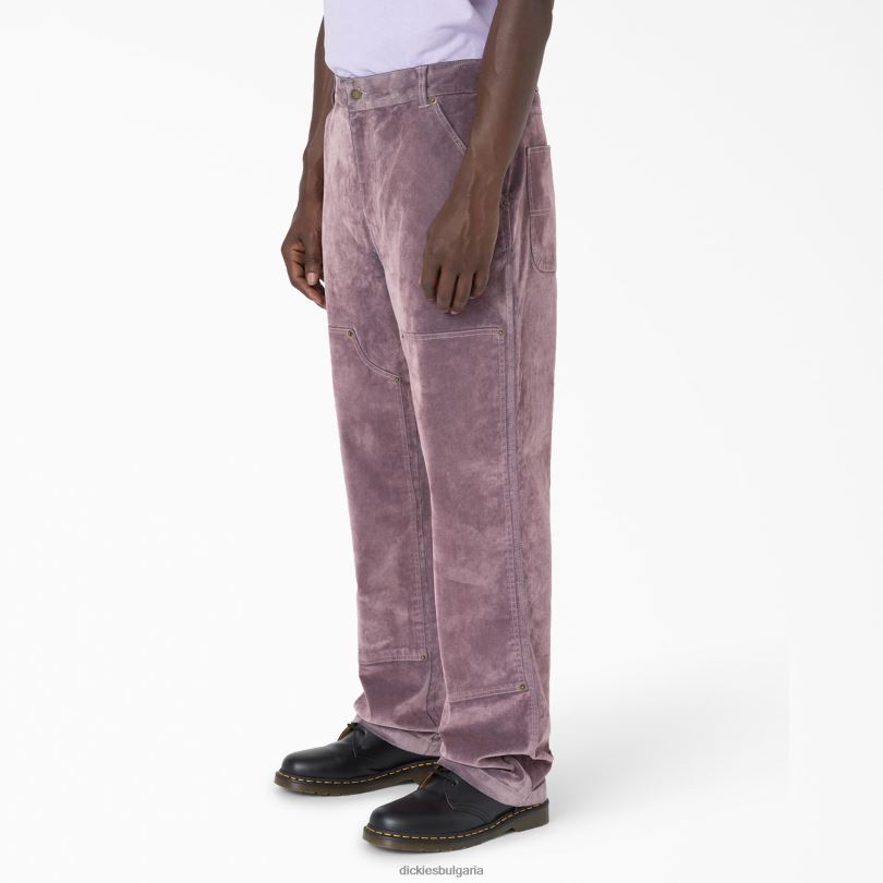 мъже Dickies удобни дънки с двойно коляно на церемонията по откриването люляк (lc) облекло R2PH8284