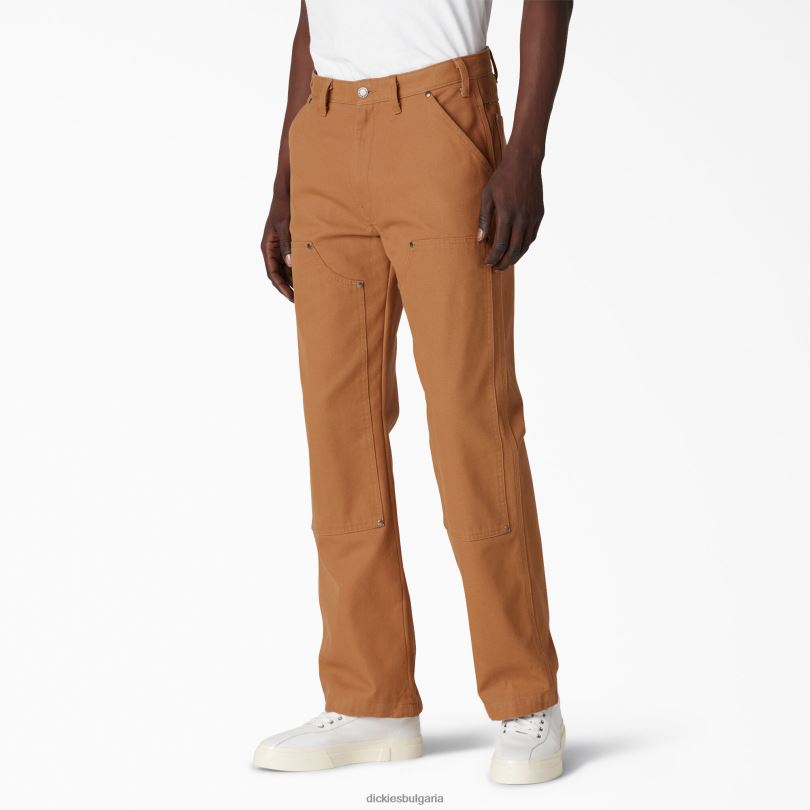 мъже Dickies двоен преден патешки панталон каменна кафява патица (sbd) облекло R2PH8258