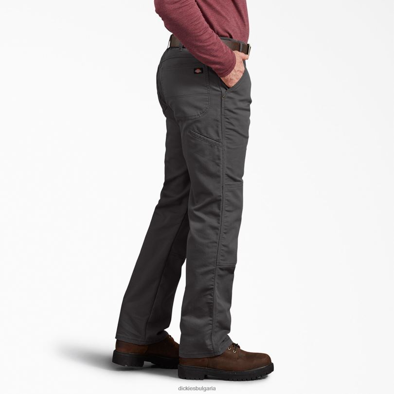 мъже Dickies обикновен панталон с двойно коляно каменно сиво (ssl) облекло R2PH8199