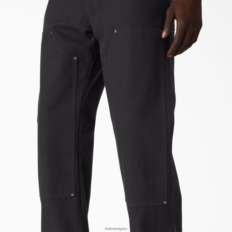 мъже Dickies двоен преден патешки панталон stonewashed black (sbk) облекло R2PH8259