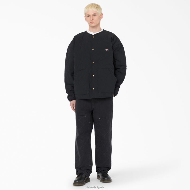 мъже Dickies thorsby двоен преден помощен панталон черен (bkx) облекло R2PH8294