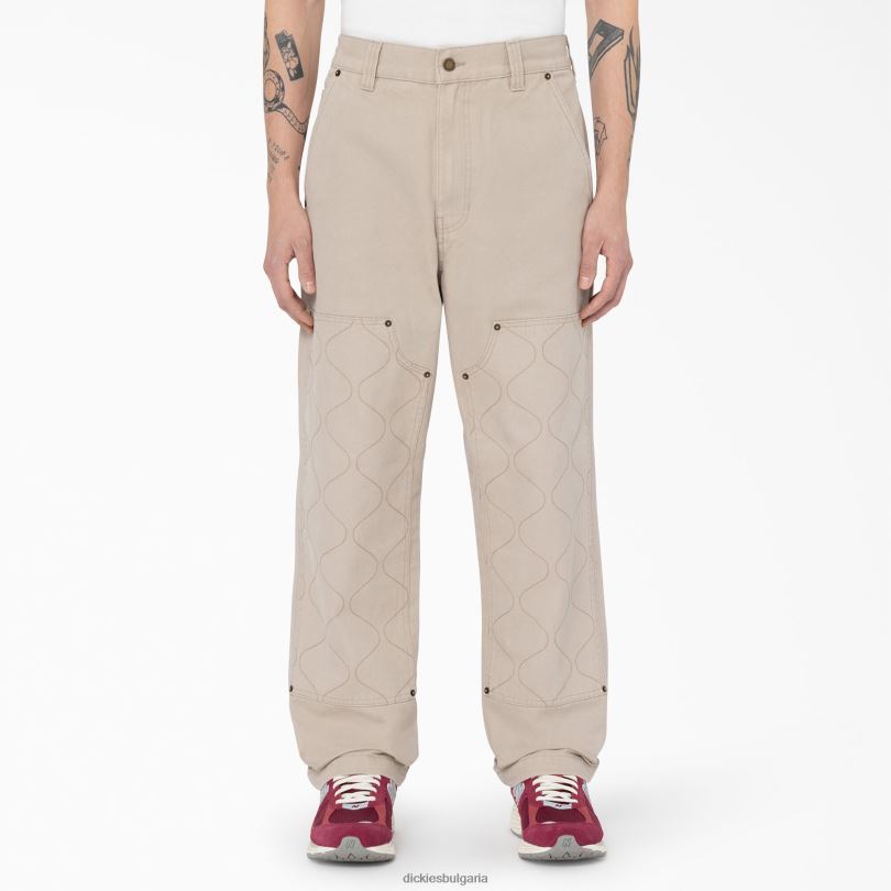 мъже Dickies thorsby двоен преден помощен панталон пясъчник (ss) облекло R2PH8295