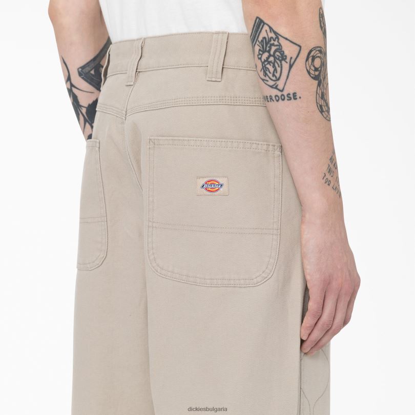 мъже Dickies thorsby двоен преден помощен панталон пясъчник (ss) облекло R2PH8295