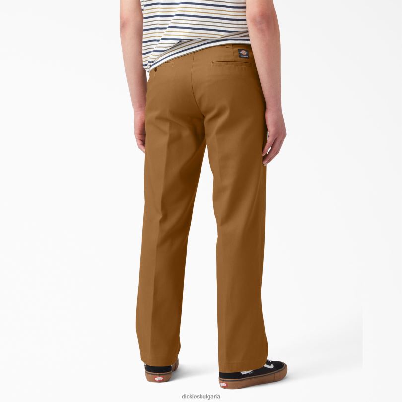 мъже Dickies стандартни панталони от кепър за скейтборд кафява патица (bd) облекло R2PH854