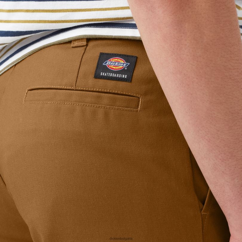 мъже Dickies стандартни панталони от кепър за скейтборд кафява патица (bd) облекло R2PH854