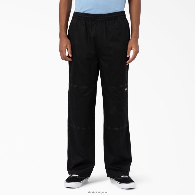 мъже Dickies панталони за готвач на скейтборд черен (bkx) облекло R2PH8263