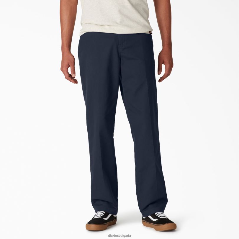 мъже Dickies прилепнали панталони за скейтборд тъмно синьо (dn) облекло R2PH8103