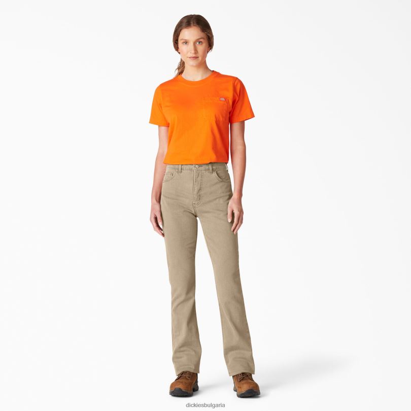 Жени Dickies перфектни дънки с висока талия редовен облекло R2PH81888
