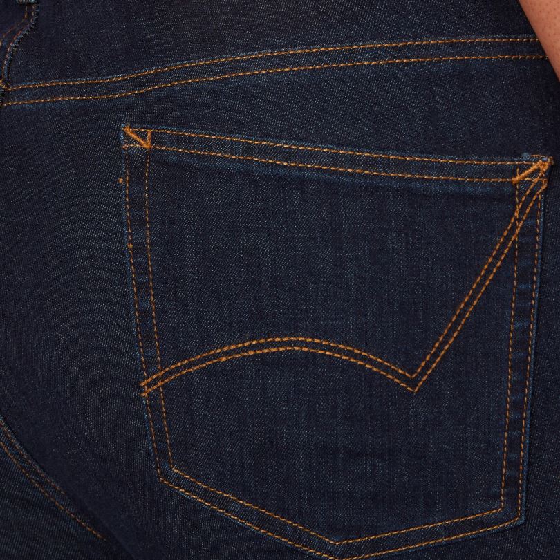 Жени Dickies плюс капри с перфектна форма изплакнато индиго синьо (rnb) облекло R2PH81901