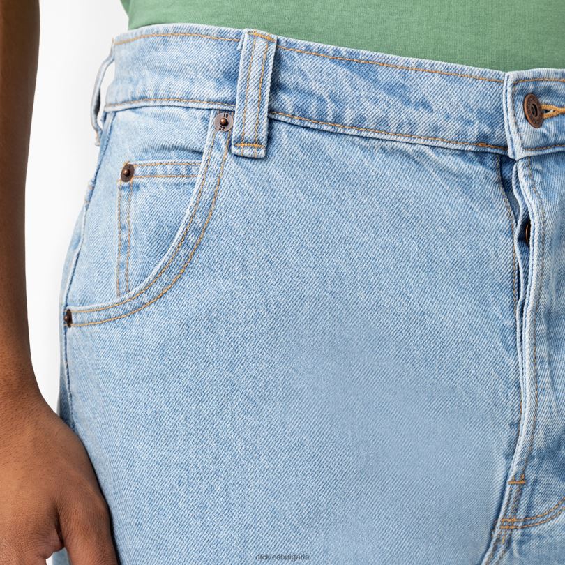 мъже Dickies широки дънки thomasville светъл деним (ltd) облекло R2PH8218