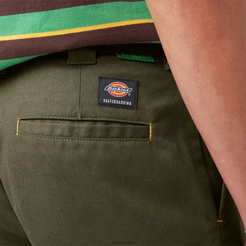 мъже Dickies практични дънки на vincent alvarez военно зелено (ml) облекло R2PH8319