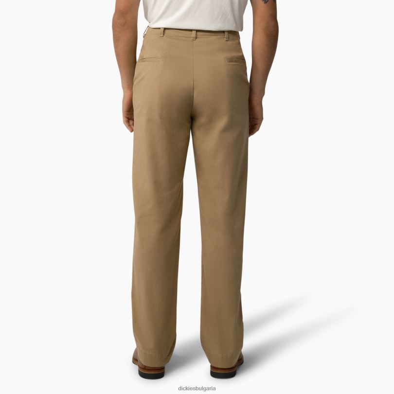 мъже Dickies Военен панталон от 1922 г изплакнат крамертън слънчев тен (ras) облекло R2PH871