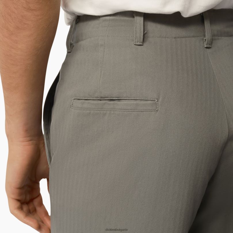 мъже Dickies Военен панталон от 1922 г изплакната прашна маслина (rdo) облекло R2PH872