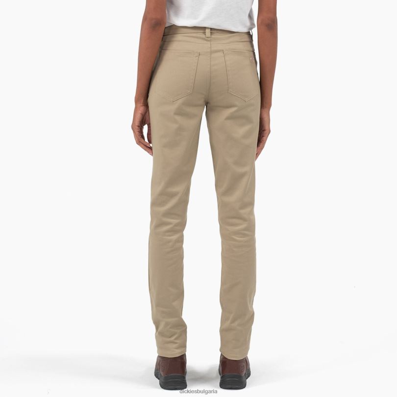 Жени Dickies тесни панталони от кепър с висока талия редовен облекло R2PH81851