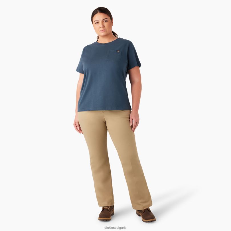 Жени Dickies плюс прилепнали панталони от кепър редовен облекло R2PH81899